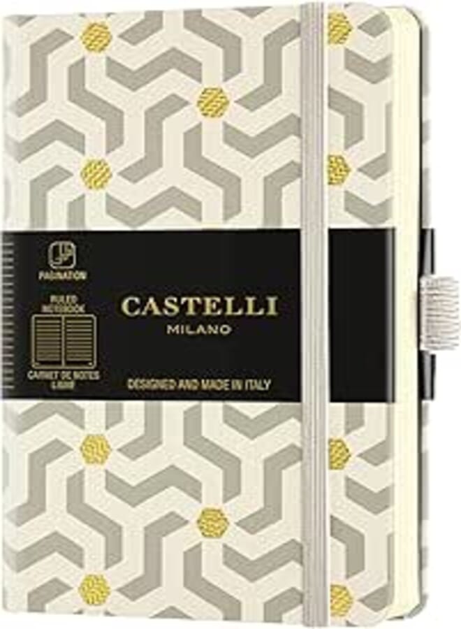 CASTELLI NOTEBOOK PKT RUL ORO SNAKES